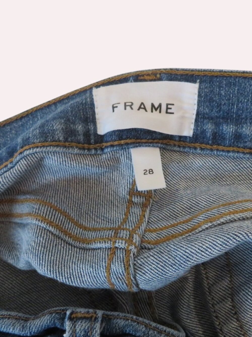 FRAME - Women's Jeans, Size 28, Medium Blue, Very Good Condition - Picture 10 of 16